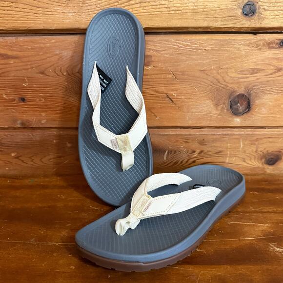 Chaco's Women's Lowdown Flip flop in Natural Size 6 New without Tag - Picture 1 of 5